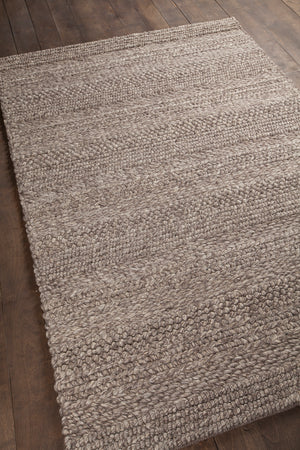 Chandra Rugs Naja 100% Wool Hand-Woven Contemporary Rug Brown 9' x 13'