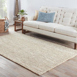 Jaipur Living Naturals Lucia Collection NAL02 Mayen 100% Jute Handmade Coastal Solid Rug RUG113800