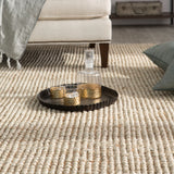 Jaipur Living Naturals Lucia Collection NAL02 Mayen 100% Jute Handmade Coastal Solid Rug RUG113800