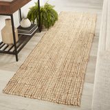 Jaipur Living Naturals Lucia Collection NAL02 Mayen 100% Jute Handmade Coastal Solid Rug RUG139849