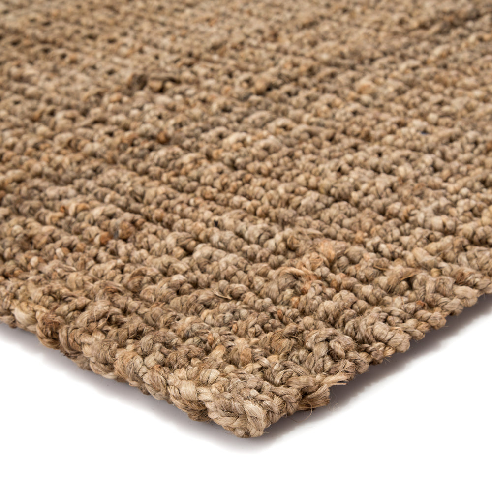 Jaipur Living Naturals Lucia Collection NAL03 Achelle 100% Jute Handmade Coastal Solid Rug RUG113799