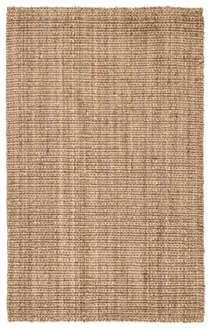 Jaipur Living Naturals Lucia Collection NAL03 Achelle 100% Jute Handmade Coastal Solid Rug RUG113799