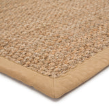 Jaipur Living Naturals Lucia Collection NAL05 Adesina 100% Jute Handmade Coastal Solid Rug RUG123688