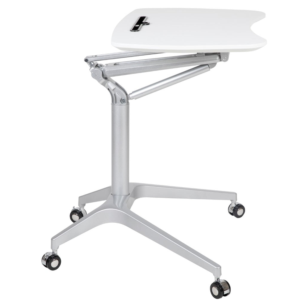 English Elm EE2211 Contemporary Sit & Stand Desk White EEV-15499