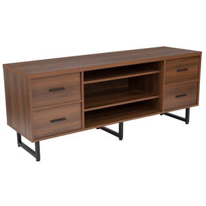 English Elm EE2253 Rustic TV Stands/Entertainment Console Rustic EEV-15555
