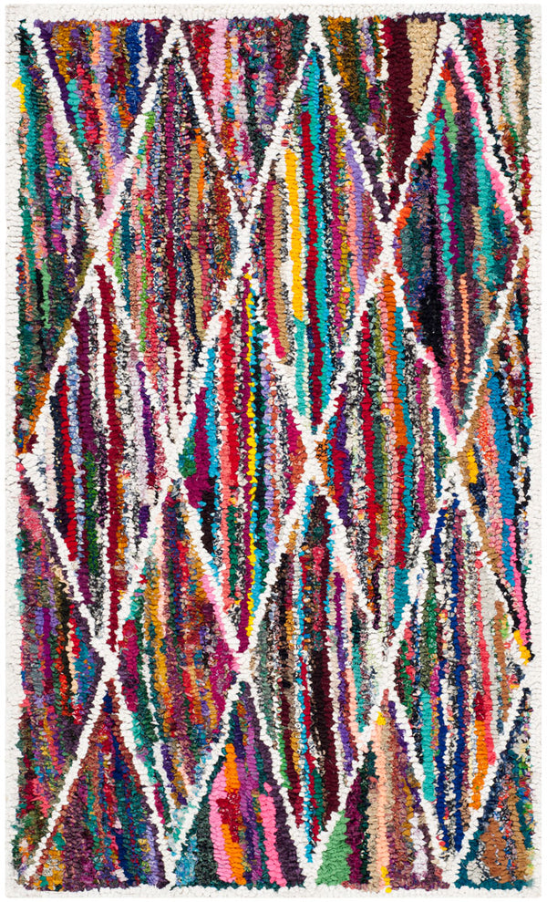 Safavieh Nantucket Hand Tufted 70% Cotton and 30% Polyester Rug NAN313A-23