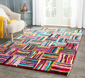 Safavieh Nantucket Hand Tufted 70% Cotton and 30% Polyester Rug NAN318A-3