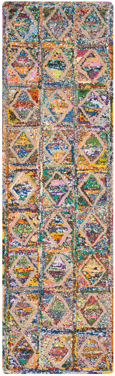 Safavieh Nantucket Hand Tufted 80% Cotton and 20% Jute Rug NAN440A-4R