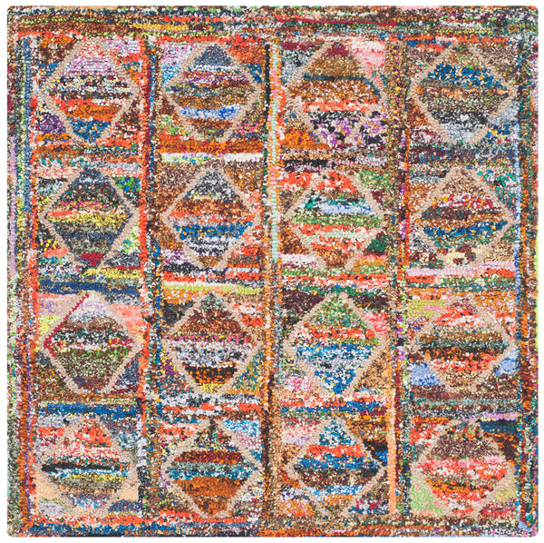 Safavieh Nantucket Hand Tufted 80% Cotton and 20% Jute Rug NAN440A-4R