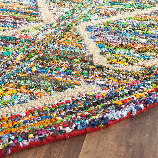 Safavieh Nantucket Hand Tufted 80% Cotton and 20% Jute Rug NAN440A-4R