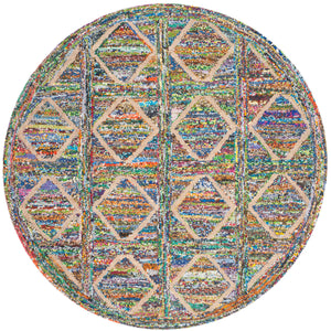 Safavieh Nantucket Hand Tufted 80% Cotton and 20% Jute Rug NAN440A-4R