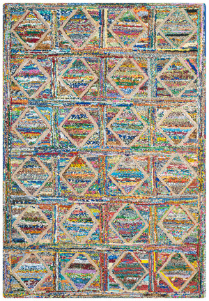 Safavieh Nantucket Hand Tufted 80% Cotton and 20% Jute Rug NAN440A-4R