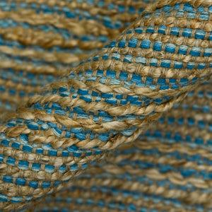 AMER Rugs Naturals NAT-1 Flat-Weave Striped Farmhouse Area Rug Blue 8' x 10'