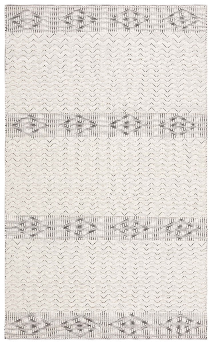 Safavieh Natura 204 Modern Hand Woven Rug Ivory / Black NAT204Z-8