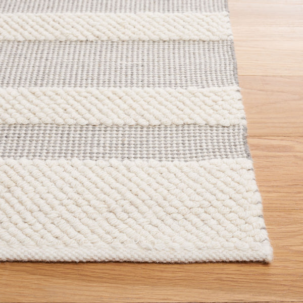 Safavieh Natura 205 Modern Hand Woven Rug Ivory / Grey NAT205F-8
