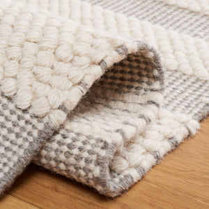 Safavieh Natura 205 Modern Hand Woven Rug Ivory / Grey NAT205F-8