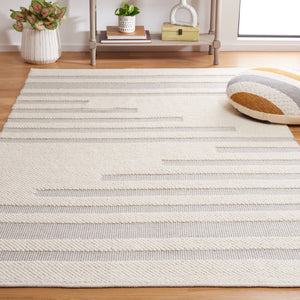 Safavieh Natura 205 Modern Hand Woven Rug Ivory / Grey NAT205F-8