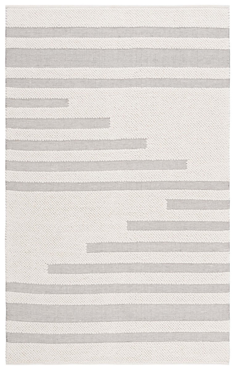 Safavieh Natura 205 Modern Hand Woven Rug Ivory / Grey NAT205F-8