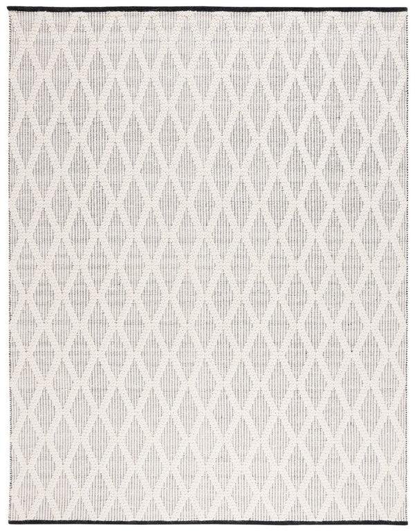 Safavieh Natura 206 Modern Hand Woven Rug Black / Ivory NAT206Z-8