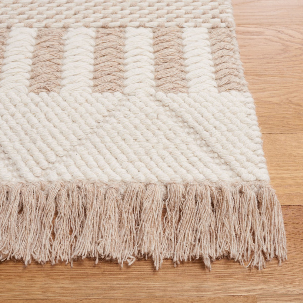 Safavieh Natura 207 Modern Hand Woven Rug Ivory / Taupe NAT207E-8