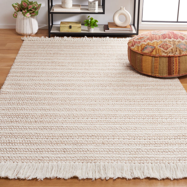 Safavieh Natura 208 Modern Hand Woven Rug Taupe / Ivory NAT208E-8