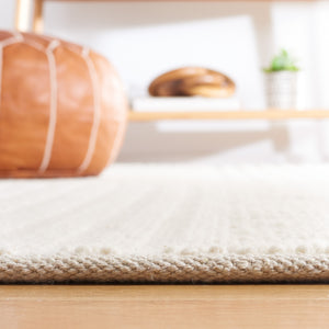 Natura Hand Woven Modern Area Rug in Premium Wool & Cotton Blend - Stylish Home Décor Essential