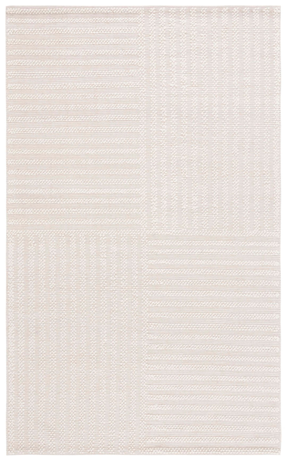 Natura Hand Woven Modern Area Rug in Premium Wool & Cotton Blend - Stylish Home Décor Essential