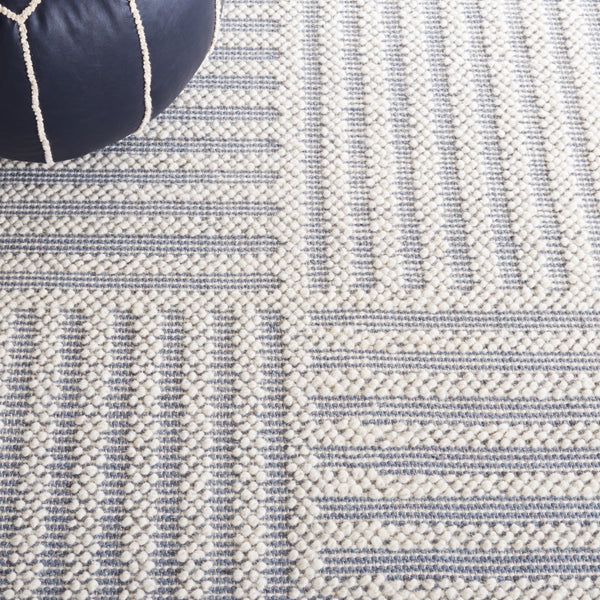 Natura Hand Woven Modern Area Rug in Premium Wool & Cotton Blend - Stylish Home Décor Essential