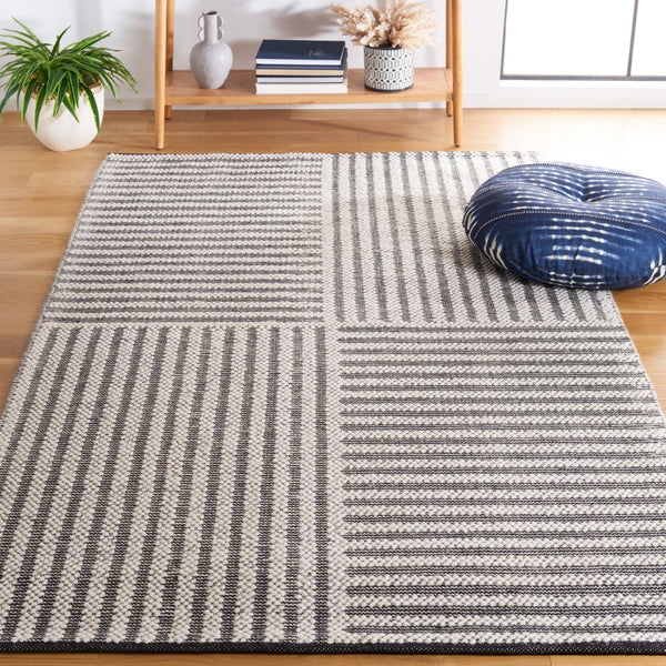 Natura Hand Woven Modern Area Rug in Premium Wool & Cotton Blend - Stylish Home Décor Essential