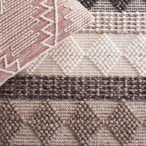 Safavieh Natura 292 Hand Woven 80% Wool and 20% Cotton Bohemian Rug NAT292Z-8