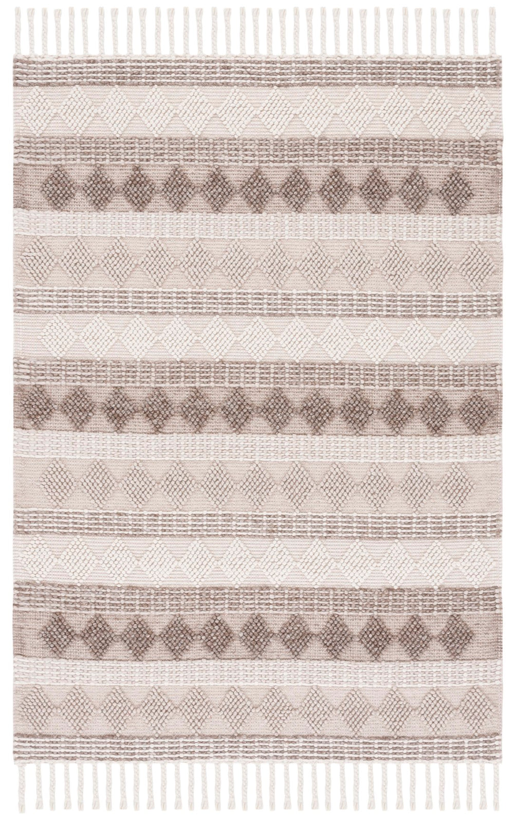 Safavieh Natura 293 Hand Woven 80% Wool and 20% Cotton Bohemian Rug NAT293F-8