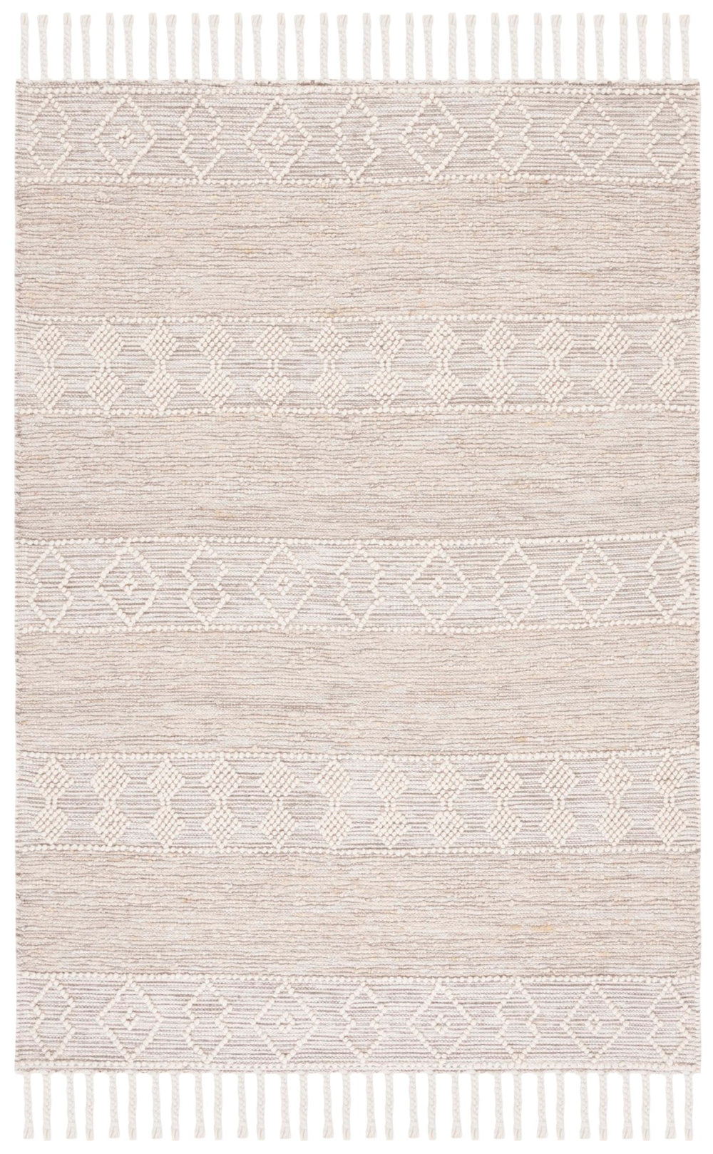 Safavieh Natura 294 Hand Woven 80% Wool and 20% Cotton Bohemian Rug NAT294A-8
