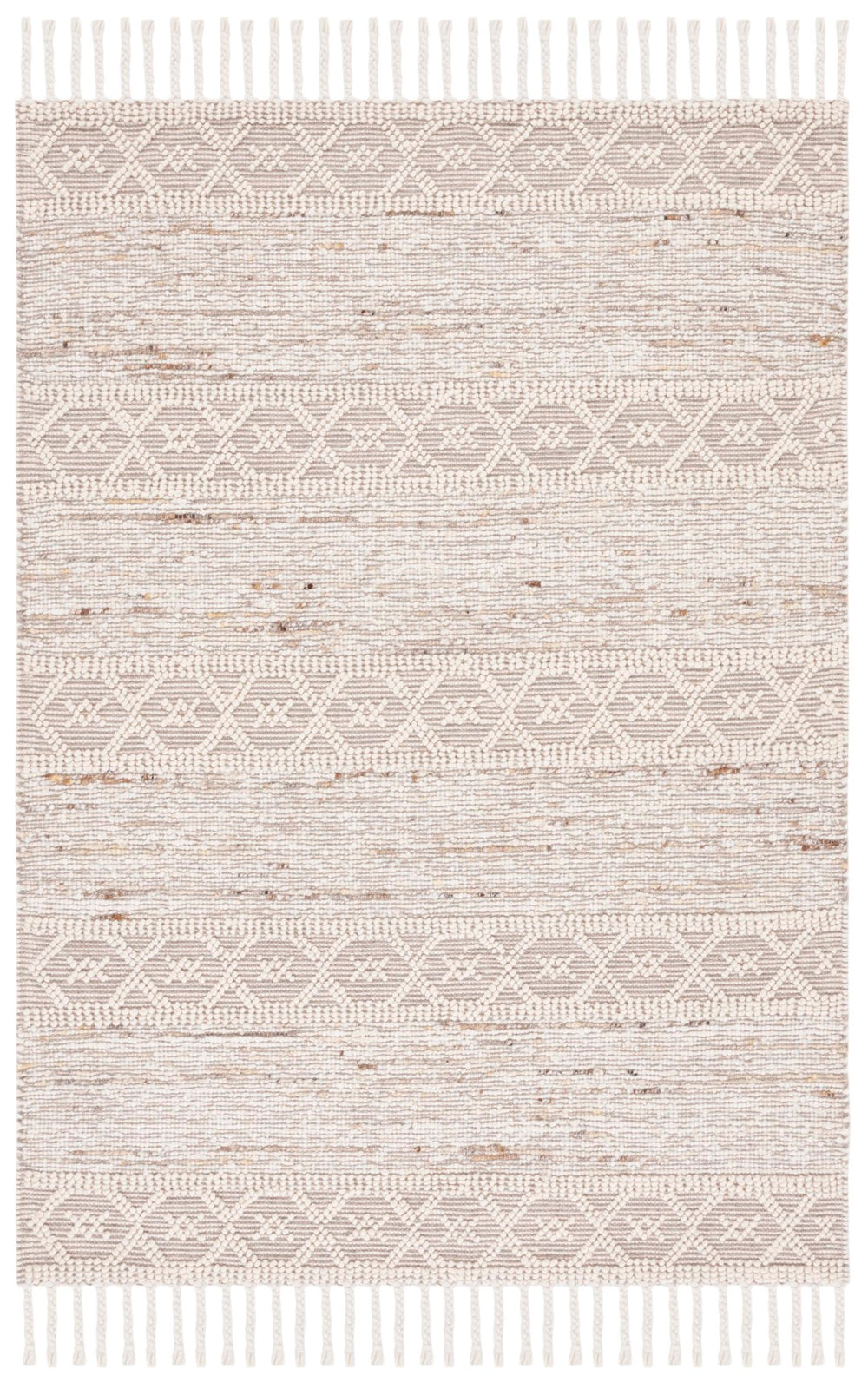 Safavieh Natura 295 Hand Woven 80% Wool and 20% Cotton Bohemian Rug NAT295A-8