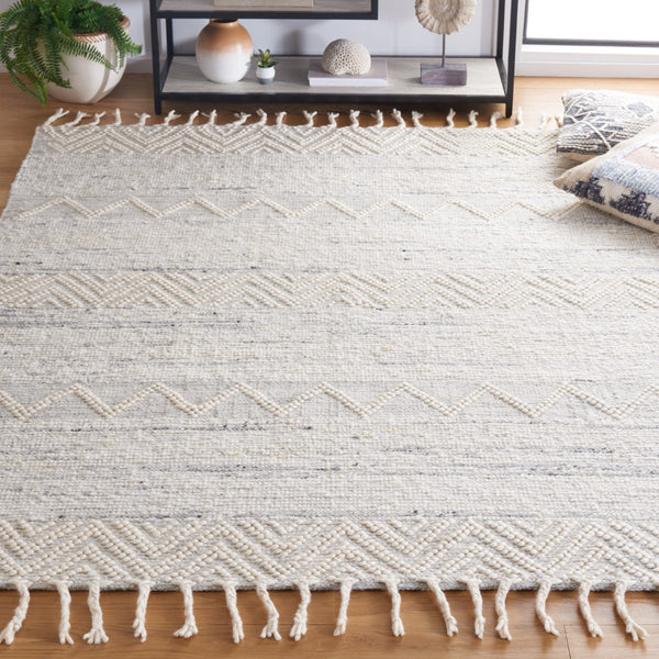 Safavieh Natura 296 Hand Woven 80% Wool and 20% Cotton Bohemian Rug NAT296F-8