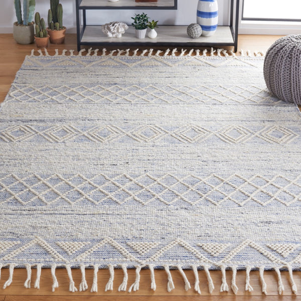 Safavieh Natura 297 Hand Woven 80% Wool and 20% Cotton Bohemian Rug NAT297M-8