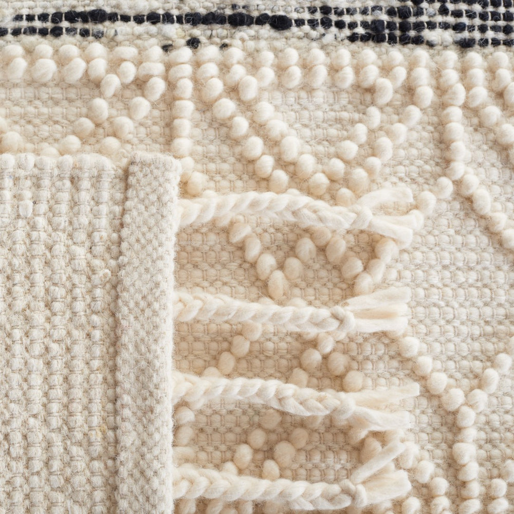 Safavieh Natura 298 Hand Woven 80% Wool and 20% Cotton Bohemian Rug NAT298Z-8