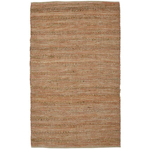 AMER Rugs Naturals NAT-3 Flat-Weave Striped Farmhouse Area Rug Orange 8' x 10'