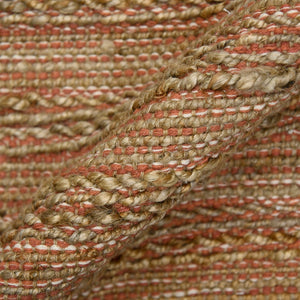 AMER Rugs Naturals NAT-3 Flat-Weave Striped Farmhouse Area Rug Orange 8' x 10'