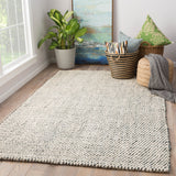 Jaipur Living Almand Natural Solid White/ Gray Area Rug (6'X9')