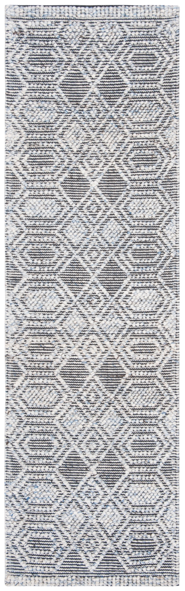 Natura 312 Hand Woven 60% Wool & 40% Viscose 0 Rug Blue 60% Wool & 40% Viscose NAT312M-28