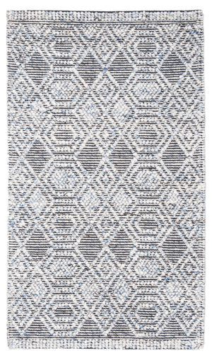 Natura 312 Hand Woven 60% Wool & 40% Viscose 0 Rug Blue 60% Wool & 40% Viscose NAT312M-3