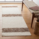 Natura 321 Hand Woven 90% Wool, 10% Cotton 0 Rug Ivory / Brown 90% Wool, 10% Cotton NAT321A-28