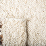 Natura 321 Hand Woven 90% Wool, 10% Cotton 0 Rug Ivory / Brown 90% Wool, 10% Cotton NAT321A-5