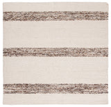 Natura 321 Hand Woven 90% Wool, 10% Cotton 0 Rug Ivory / Brown 90% Wool, 10% Cotton NAT321A-6SQ