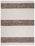 Natura 321 Hand Woven 90% Wool, 10% Cotton 0 Rug Ivory / Brown 90% Wool, 10% Cotton NAT321A-8