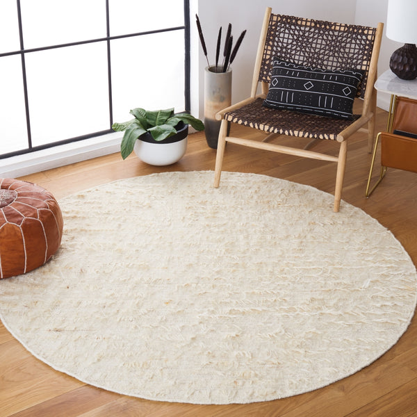 Natura 322 Hand Woven 90% Wool, 10% Cotton 0 Rug Ivory 90% Wool, 10% Cotton NAT322A-6R