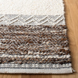 Natura 326 Hand Woven 90% Wool, 10% Cotton 0 Rug Brown / Ivory 90% Wool, 10% Cotton NAT326T-5