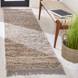 Natura 327 Hand Woven 90% Wool, 10% Cotton 0 Rug Brown / Ivory 90% Wool, 10% Cotton NAT327T-28