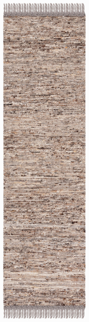 Natura 327 Hand Woven 90% Wool, 10% Cotton 0 Rug Brown / Ivory 90% Wool, 10% Cotton NAT327T-28