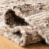 Natura 327 Hand Woven 90% Wool, 10% Cotton 0 Rug Brown / Ivory 90% Wool, 10% Cotton NAT327T-5